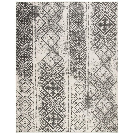 Safavieh 11 x 15 ft. Adirondack Power Loomed Rectangle Area Rug Silver & Black ADR111H-1115